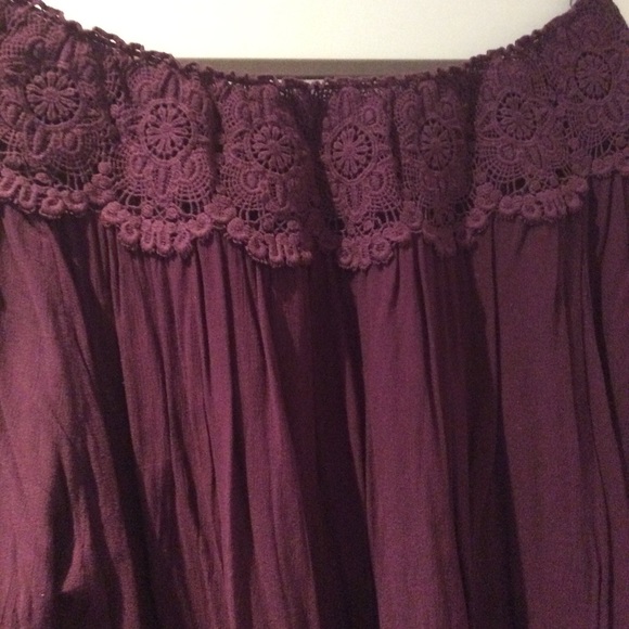 Urban outfitters Crochet Wide-Sleeve Blouse - Picture 3 of 5